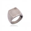 Eskitme Model Sade Tasarım Erkek Gümüş Yüzük