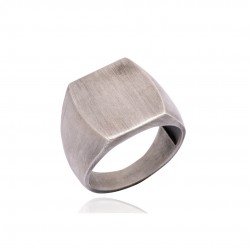Eskitme Model Sade Tasarım Erkek Gümüş Yüzük