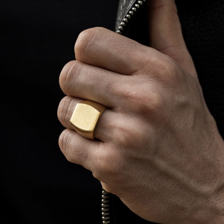 Rodyum  Kaplamalı  Erkek Gümüş Yüzük