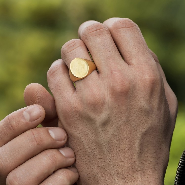 Rodaj  Kaplamalı Erkek Gümüş Yüzük