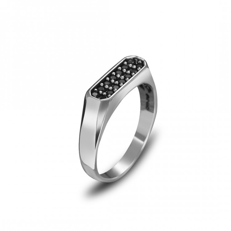 Zirkon Taşlı 925 Ayar Erkek Gümüş Yüzük